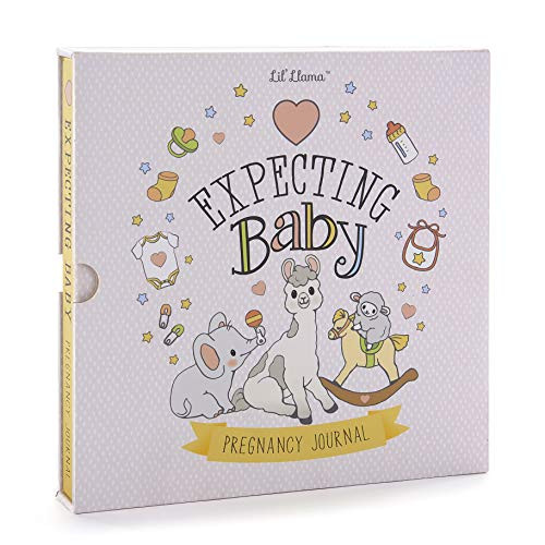 Lil Llama Pregnancy Journal Book Book  Spiralbound Hardcover  Pregnancy Keepsake Journal with Beautiful Illustrations from Dawn Mundell  93 x 95 x 12 Beautiful Pregnancy Memory Book