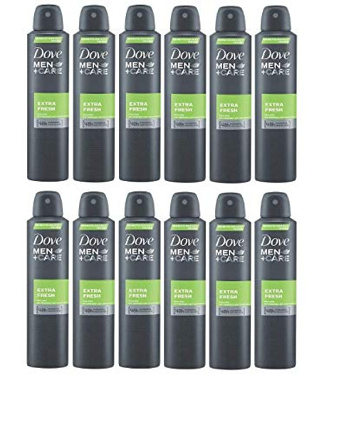 Dove Men Extra Fresh Antiperspirant Deodorant 48h Spray 150 ml 5 fl oz 12Pack Dove Men Extra Fresh Antiperspirant Deodorant 48h Spray 150 ml 5 fl oz 12Pack