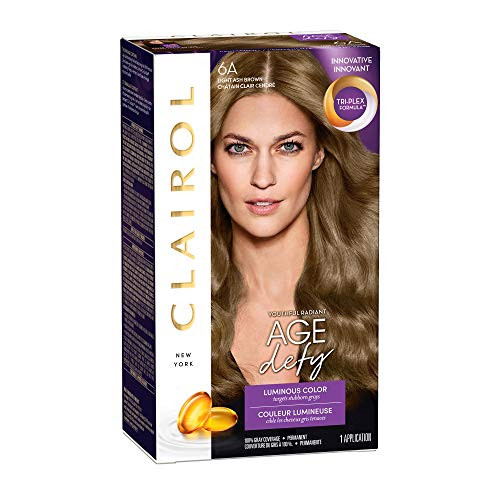 Clairol Age Defy Permanent Hair Color 6A Light Ash Brown 1 Count