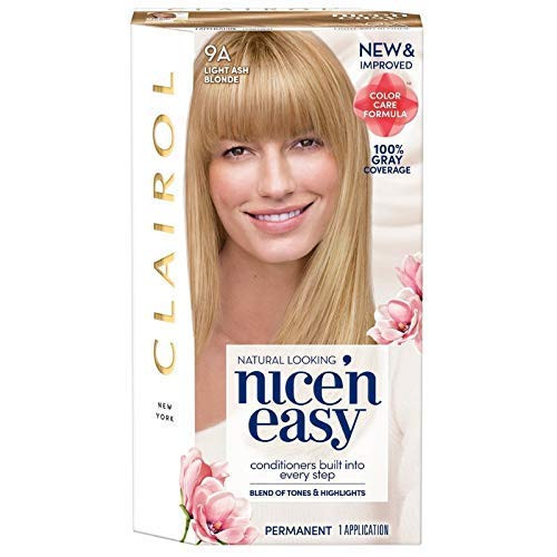 Clairol Nice n Easy Permanent Hair Color 9A Light Ash Blonde 1 ea