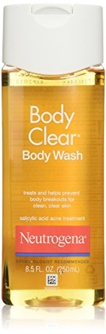Neutrogena Body Clear Acne Body Wash with Glycerin  Salicylic Acid Acne Medicine for AcneProne Skin NonComedogenic 85 fl oz Pack of 2