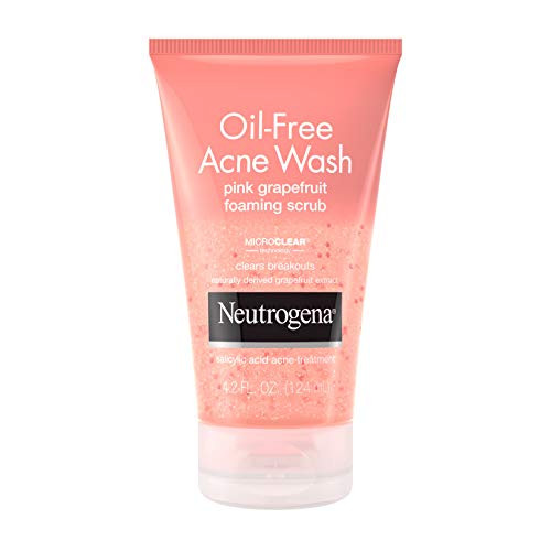 Neutrogena Oil Free Pink Grapefruit Acne Face Wash with Vitamin C 2 Salicylic Acid Acne Treatment Gentle Foaming Vitamin C Facial Scrub to Treat Prevent Breakouts 42 fl oz Neutrogena Oil Free Pink Grapefruit Acne Face Wash with Vitamin C 2 Salicylic Acid Acne Treatment Gentle Foaming Vitamin C Facial Scrub to Treat Prevent Breakouts 42 fl oz