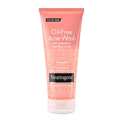 Neutrogena Oil Free Pink Grapefruit Acne Face Wash with Vitamin C 2 Salicylic Acid Acne Treatment Gentle Foaming Vitamin C Facial Scrub to Treat Prevent Breakouts 67 fl oz Neutrogena Oil Free Pink Grapefruit Acne Face Wash with Vitamin C 2 Salicylic Acid Acne Treatment Gentle Foaming Vitamin C Facial Scrub to Treat Prevent Breakouts 67 fl oz
