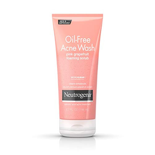 Neutrogena OilFree Acne Wash Scrub Pink Grapefruit Value Size 67 Ounce