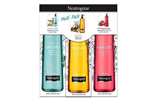 Neutrogena Rainbath MultiPack of 3 1 Original Formula 1 Pomegranate and 1 Ocean Mist 16 fl oz bottles