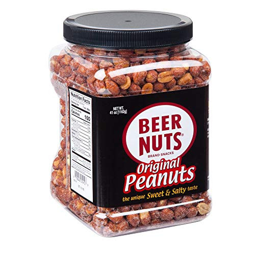 BEER NUTS Original Peanuts 41 oz Resealable Jar Sweet and Salty GlutenFree Kosher Low Sodium Peanut Snacks BEER NUTS Original Peanuts 41 oz Resealable Jar Sweet and Salty GlutenFree Kosher Low Sodium Peanut Snacks