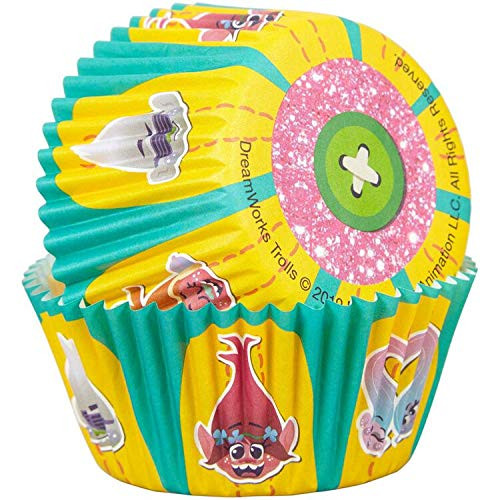 Wilton DreamWorks Trolls Cupcake Liners  50 Count
