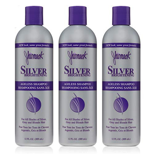 Jhirmack Silver Brightening Shampoo 12 Ounce 355ml 3 Pack