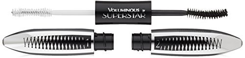 LOreal Paris Cosmetics Voluminous Superstar Washable Mascara Blackest Black 1 Tube LOreal Paris Cosmetics Voluminous Superstar Washable Mascara Blackest Black 1 Tube