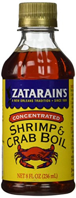 ZATARAINS Crab and Shrimp Boil Liquid Concentrated 8Ounce ZATARAINS Crab and Shrimp Boil Liquid Concentrated 8Ounce