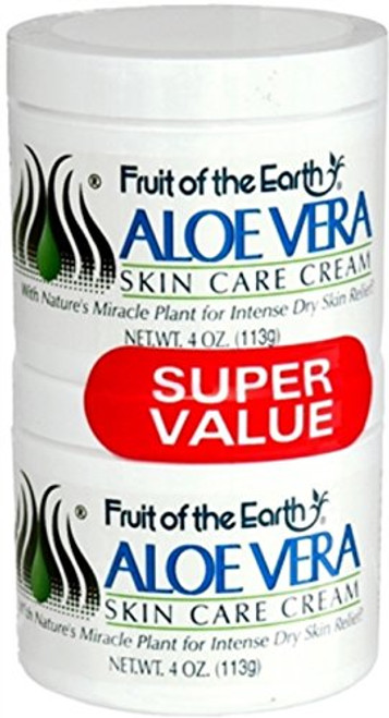 Fruit of the Earth Aloe Vera Cream 4 Oz Jars2 Pack Fruit of the Earth Aloe Vera Cream 4 Oz Jars2 Pack