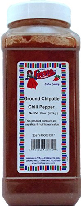 Bolners Fiesta Extra Fancy Ground Chipotle Chili Pepper 16 Ounces Bolners Fiesta Extra Fancy Ground Chipotle Chili Pepper 16 Ounces
