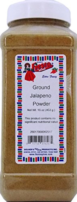Bolners Fiesta Extra Fancy Texas TNT Ground Jalapeno Pepper Powder 16 Ounces Bolners Fiesta Extra Fancy Texas TNT Ground Jalapeno Pepper Powder 16 Ounces