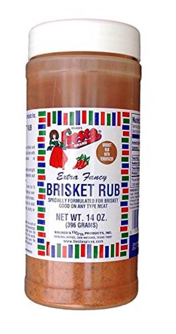 Bolners Fiesta Extra Fancy Brisket Rub 14 oz Bolners Fiesta Extra Fancy Brisket Rub 14 oz