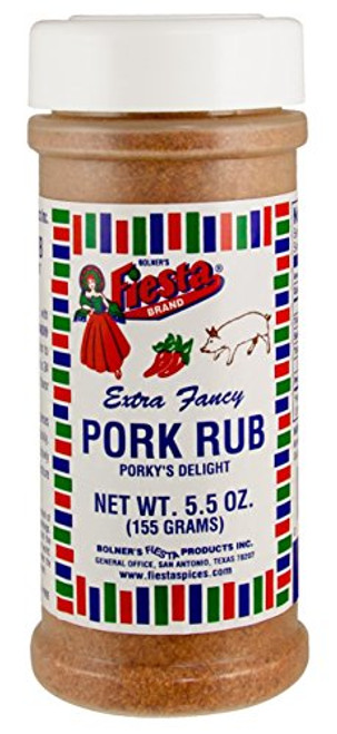 Bolners Fiesta Extra Fancy Pork Rub 55 Ounces Bolners Fiesta Extra Fancy Pork Rub 55 Ounces