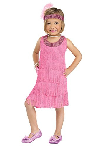 Fun World Child Pink Flapper Costume Large 3T4T