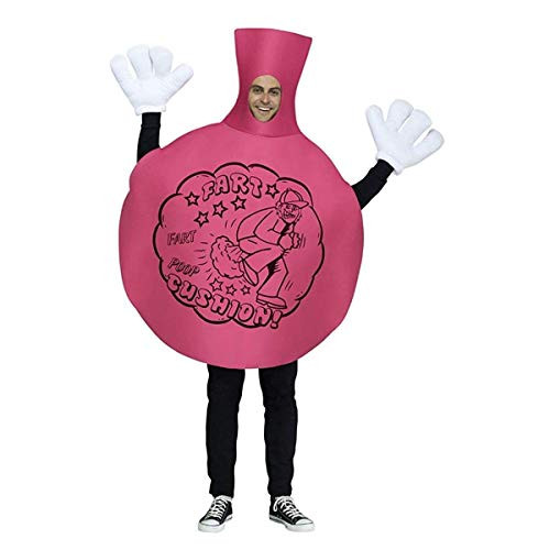 Fun World Mens Whoopee Cushion wSound Pink STD Up to 6  200 lbs