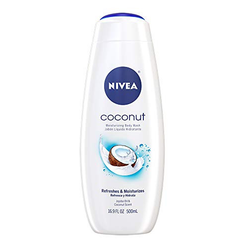 NIVEA Care  Coconut Moisturizing Body Wash  Tropical Scent for Normal Skin  169 fl oz Bottle Pack of 3