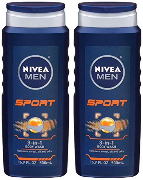 Nivea for Men Sport 3in1 Body Wash 169 Fluid Ounce 2 pack Nivea for Men Sport 3in1 Body Wash 169 Fluid Ounce 2 pack