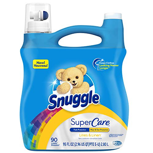 Snuggle SuperCare Liquid Fabric Softener Lilies and Linen 95 Ounce 90 Loads