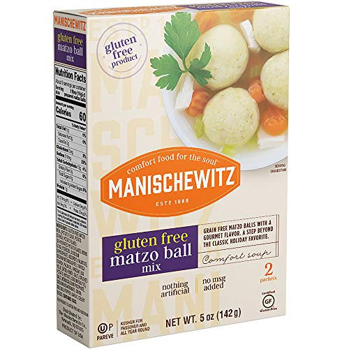 Manischewitz Matzo Ball Mix Gluten Free  5 Ounce Pack of 6