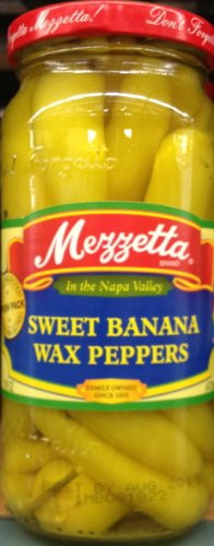 Mezzetta Sweet Banana Wax Peppers 16 Ounce  2  16 Ounce Jars