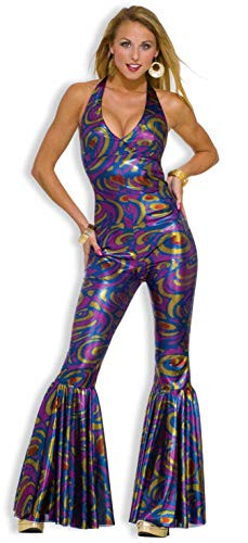 Forum Novelties Womens Dancing Funky Fox 70s Disco Costume Multicolor MediumLarge