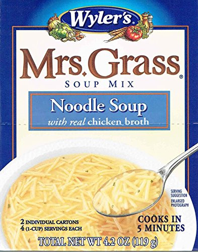 MRS GRASS MIX SOUP CHICKEN NOODLE 42 OZ 2 PACK