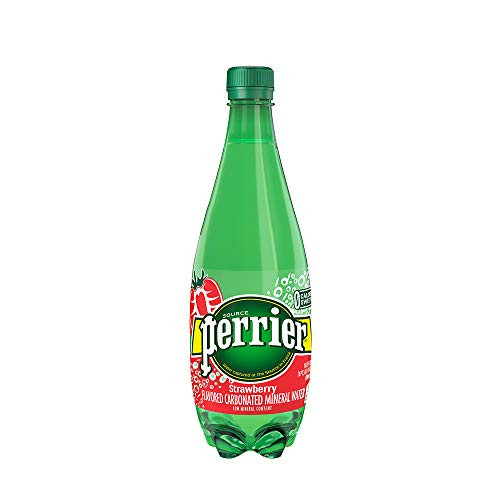 Perrier Strawberry Flavored Carbonated Mineral Water 169 Fl Oz 24 Pack Plastic Bottles