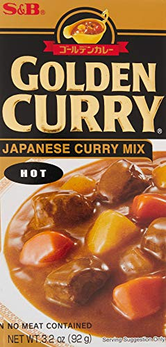 SB Golden Curry Sauce Mix Hot 32 oz
