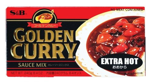 SB Golden Curry Sauce Mix Extra Hot 84Ounce