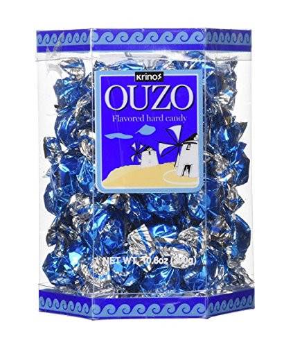 Krinos Ouzo Candy  106 oz Gift Box