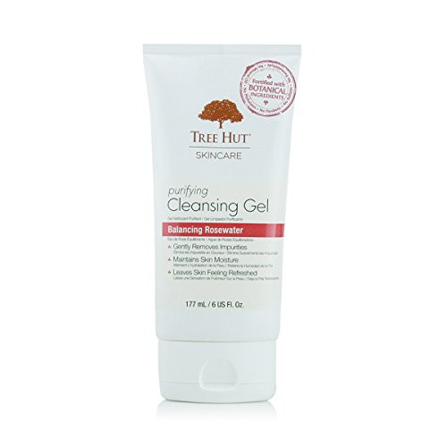 Tree Hut Skincare Purifying Cleansing Gel Balancing Rosewater 6 Fluid Ounce Tree Hut Skincare Purifying Cleansing Gel Balancing Rosewater 6 Fluid Ounce