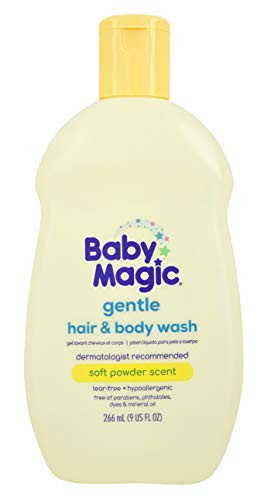 Baby Magic Gentle Hair  Body Wash 9oz Calendula Oil  Coconut Oil TearFree Free of Parabens Phthalates Sulfates and Dyes