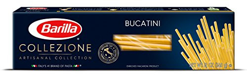 Barilla Collezione Pasta Bucatini 12 Ounce Pack of 20 Barilla Collezione Pasta Bucatini 12 Ounce Pack of 20