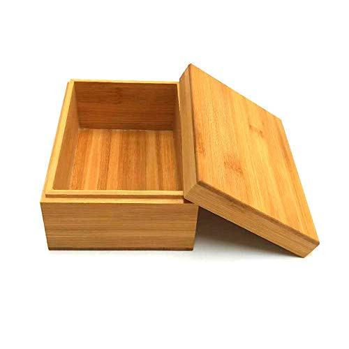 Bamboo wood box bamboo wood storage box with rolling cover wooden storage box combination storage box bamboo natural heaven and earth cover wooden boxwooden packaging gift boxstorage tea box