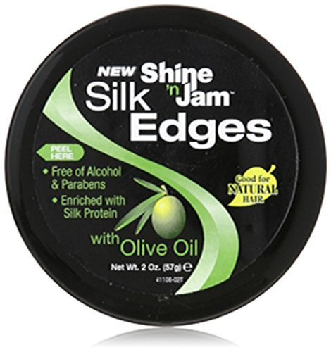 Ampro Shine N Jam Hair Conditioning Gel Silk Edges 2 Ounce