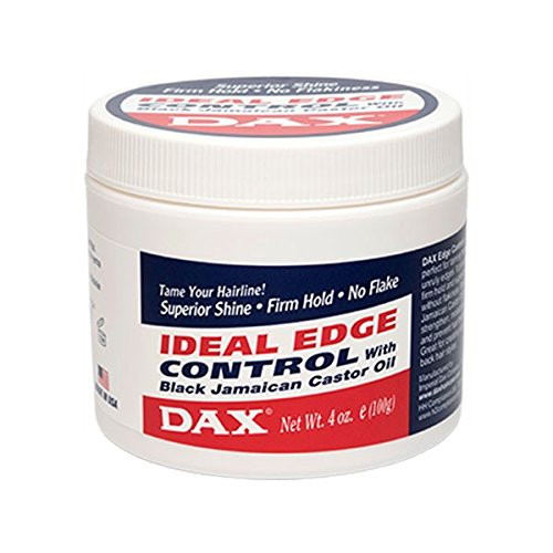 Dax Ideal Edge Control Black Jamaican Castor Oil Gel 4 Oz 4 Ounces