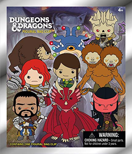 Dungeons  Dragons 3D Foam Collectible Bag Clip in Blind Bag Multi Color