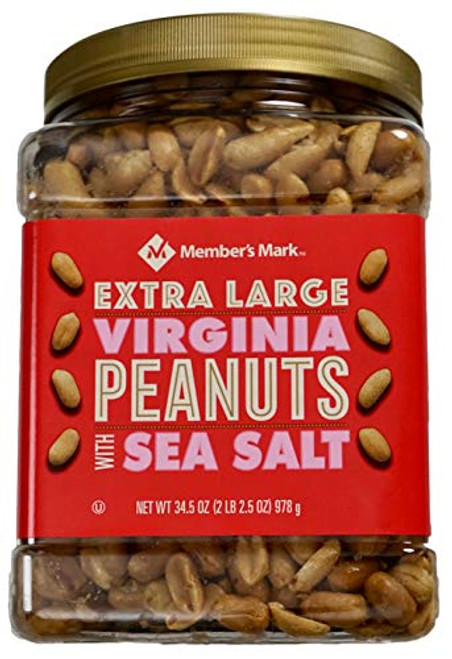 Members Mark Extra Large Virginia Peanuts with Sea Salt 345 Ounce Members Mark Extra Large Virginia Peanuts with Sea Salt 345 Ounce