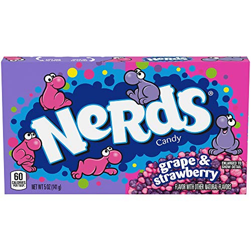 Nerds Grape  Strawberry Candy Theater Box 5 Ounce Pack of 12