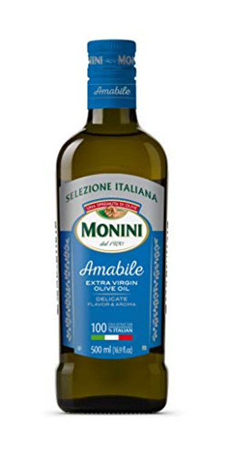 MONINI Premium Amabile Extra Virgin Olive Oil Cold Extracted Italian Imported Selezione Italiana Delicate Flavor Aroma 169oz MONINI Premium Amabile Extra Virgin Olive Oil Cold Extracted Italian Imported Selezione Italiana Delicate Flavor Aroma 169oz