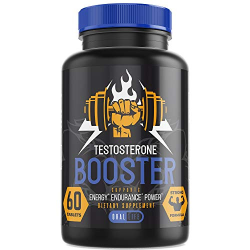 Testosterone Booster for Men  Naturally Increase Stamina  Libido  Endurance  Strength Booster  Burn Fat  Build Lean Muscle  60 Tablets