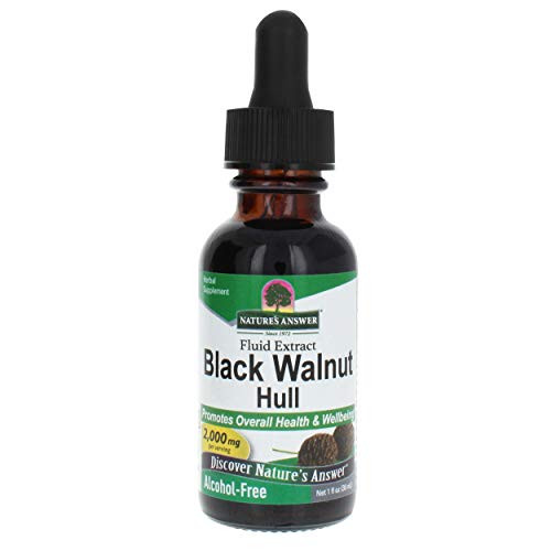 Natures Answer AlcoholFree Black Walnut Green Hulls 1Fluid Ounce