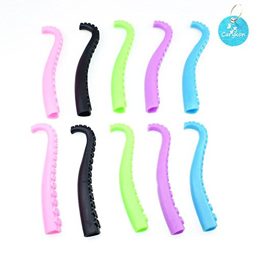 Carykon 10 Pcs Octopus Tentacle Finger Puppets, Assorted Color