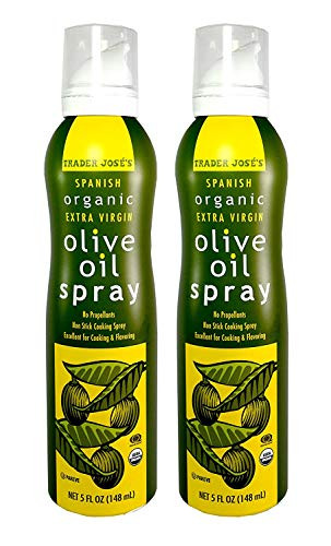 Trader Joes Joses Spanish Organic Extra Virgin Olive Oil Non Stick Cooking Spray 5 Fl Oz 2Pack