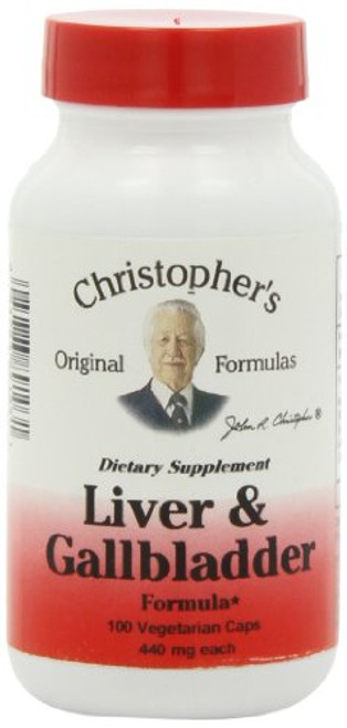 Dr Christophers Original Formulas Liver and Gall Bladder Formula Capsules 100 Count