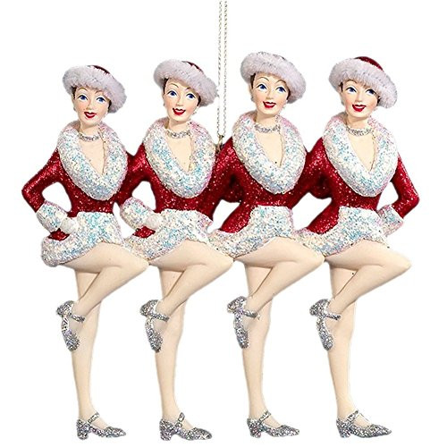 Kurt Adler Rockettes Showgirls Christmas Ornament