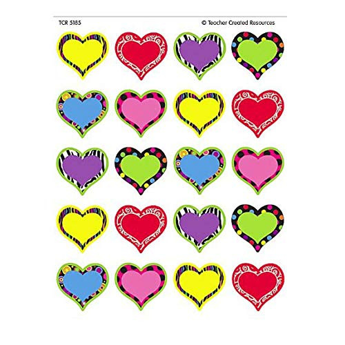 Teacher Created Resources Fancy Hearts Stickers 5185