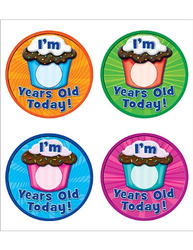 Teacher Created Resources I Am  Years Old Today WearEm Badges 5470